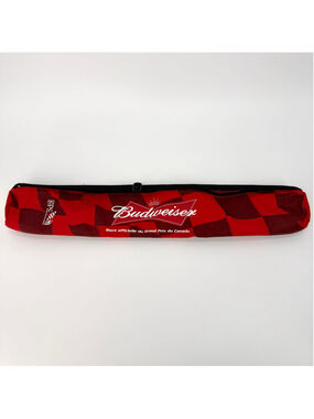 Budweiser Can Sleeve Cooler 6 Cans Holder shoulder strap Grand Prix du Canada